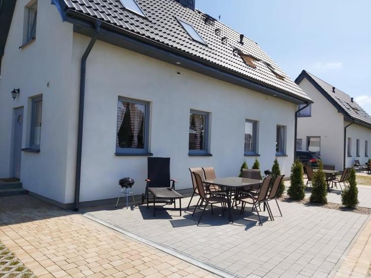 Domki Osada Kalinowa Leba Nowecin Sauna Bagian luar foto