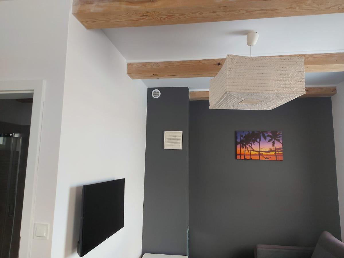 Domki Osada Kalinowa Leba Nowecin Sauna Bagian luar foto