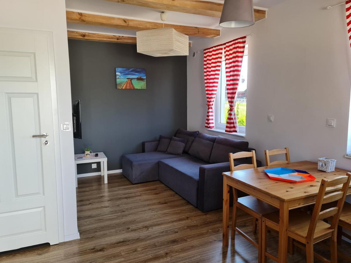 Domki Osada Kalinowa Leba Nowecin Sauna Bagian luar foto