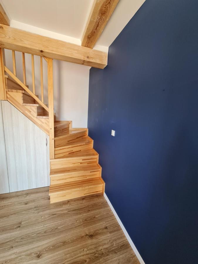 Domki Osada Kalinowa Leba Nowecin Sauna Bagian luar foto