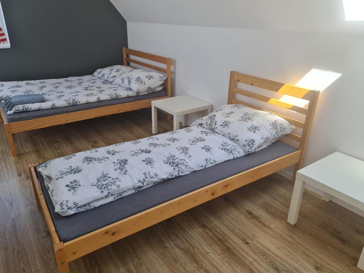 Domki Osada Kalinowa Leba Nowecin Sauna Bagian luar foto