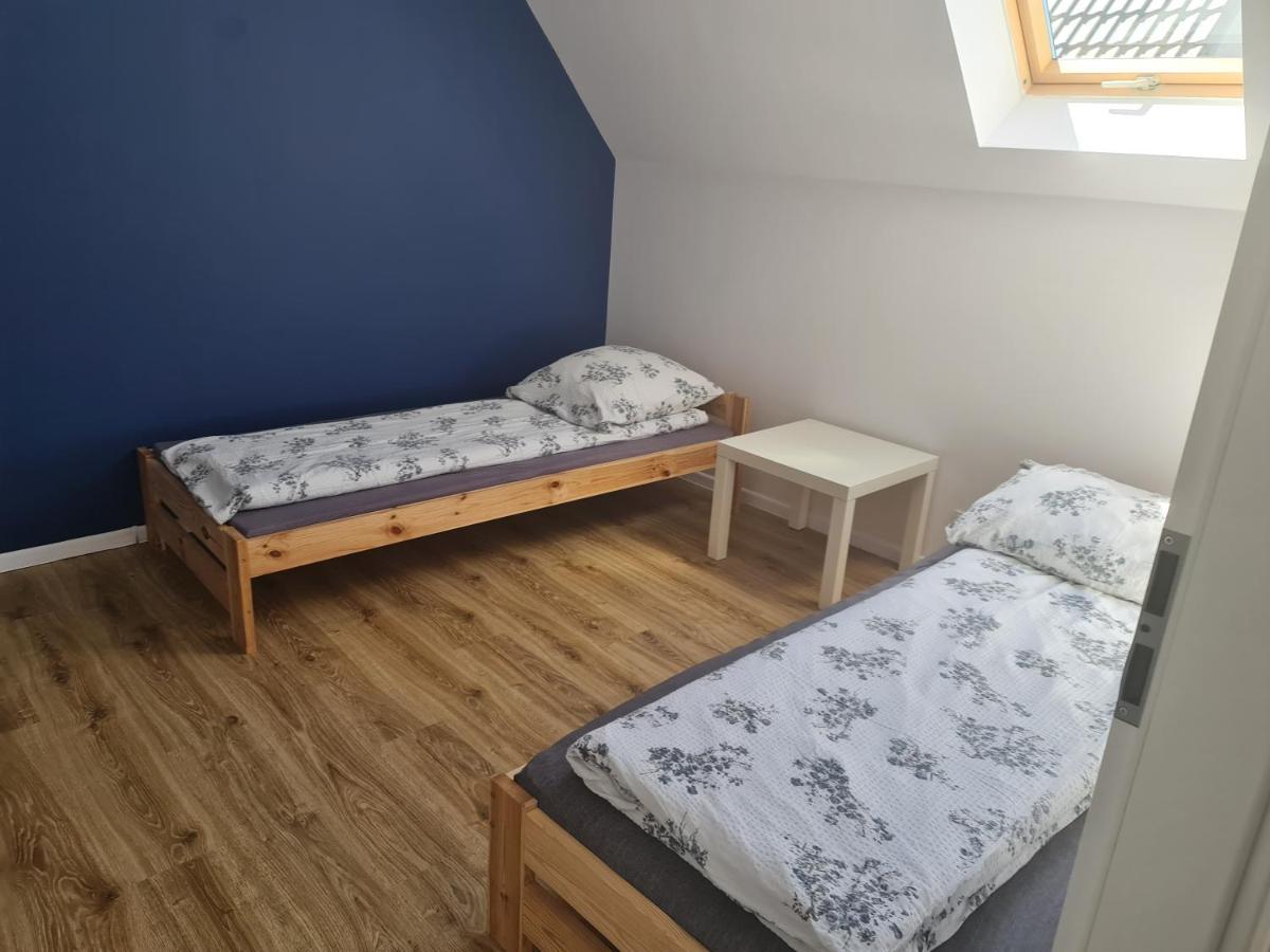 Domki Osada Kalinowa Leba Nowecin Sauna Bagian luar foto