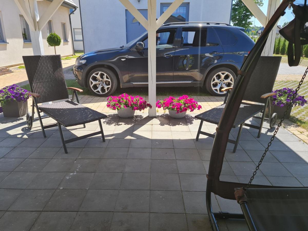Domki Osada Kalinowa Leba Nowecin Sauna Bagian luar foto