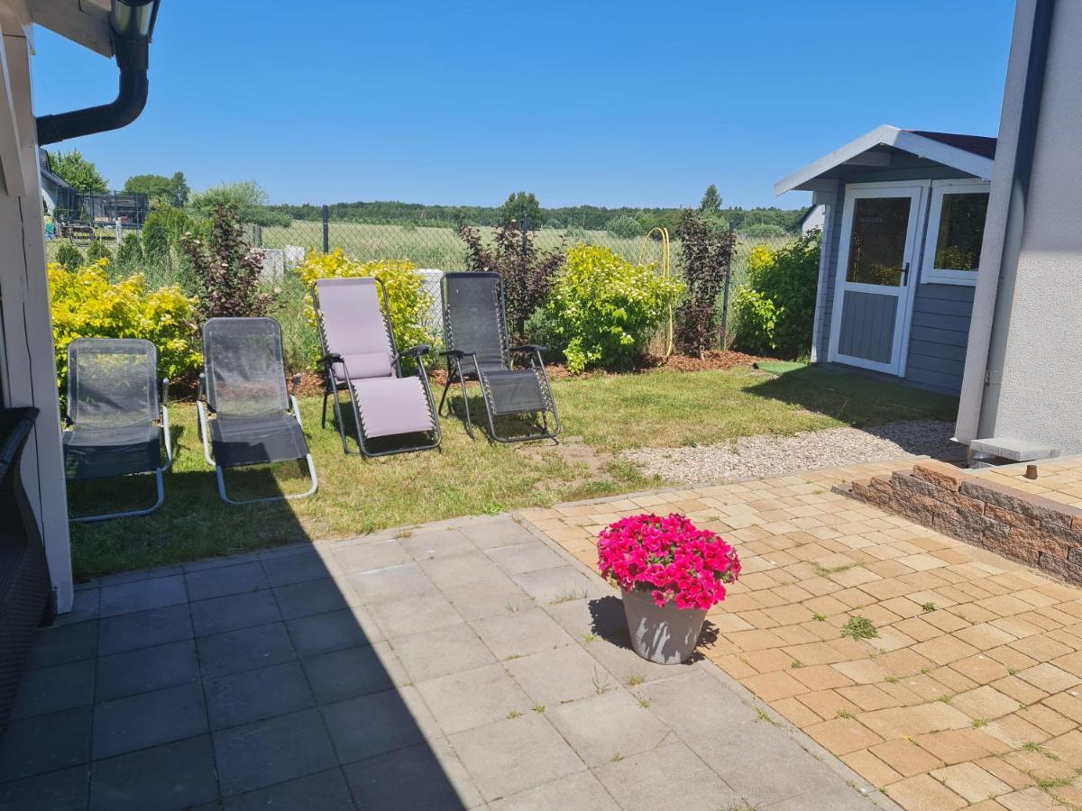 Domki Osada Kalinowa Leba Nowecin Sauna Bagian luar foto