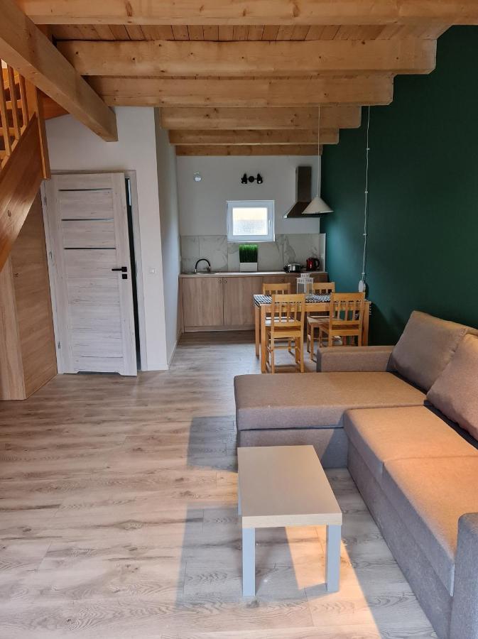Domki Osada Kalinowa Leba Nowecin Sauna Bagian luar foto