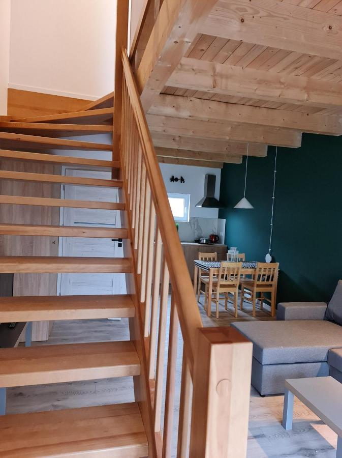 Domki Osada Kalinowa Leba Nowecin Sauna Bagian luar foto