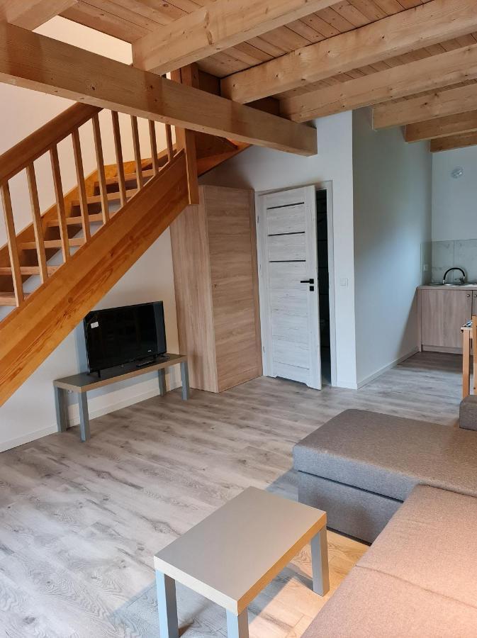Domki Osada Kalinowa Leba Nowecin Sauna Bagian luar foto
