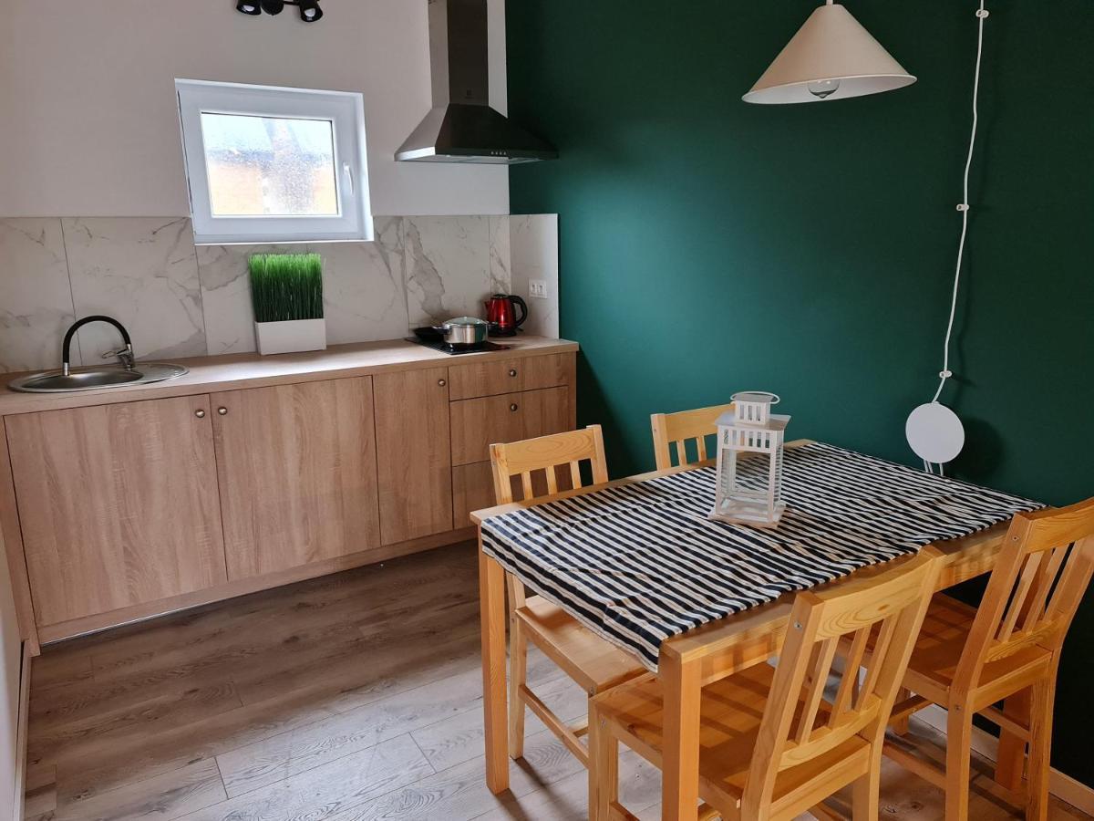Domki Osada Kalinowa Leba Nowecin Sauna Bagian luar foto
