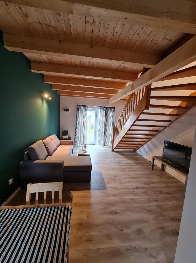Domki Osada Kalinowa Leba Nowecin Sauna Bagian luar foto