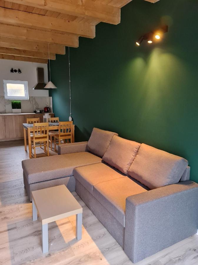 Domki Osada Kalinowa Leba Nowecin Sauna Bagian luar foto