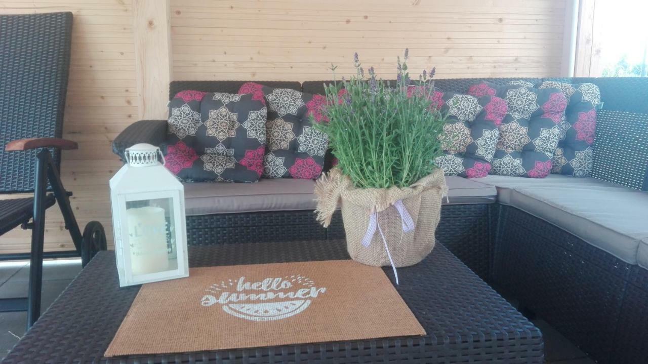 Domki Osada Kalinowa Leba Nowecin Sauna Bagian luar foto