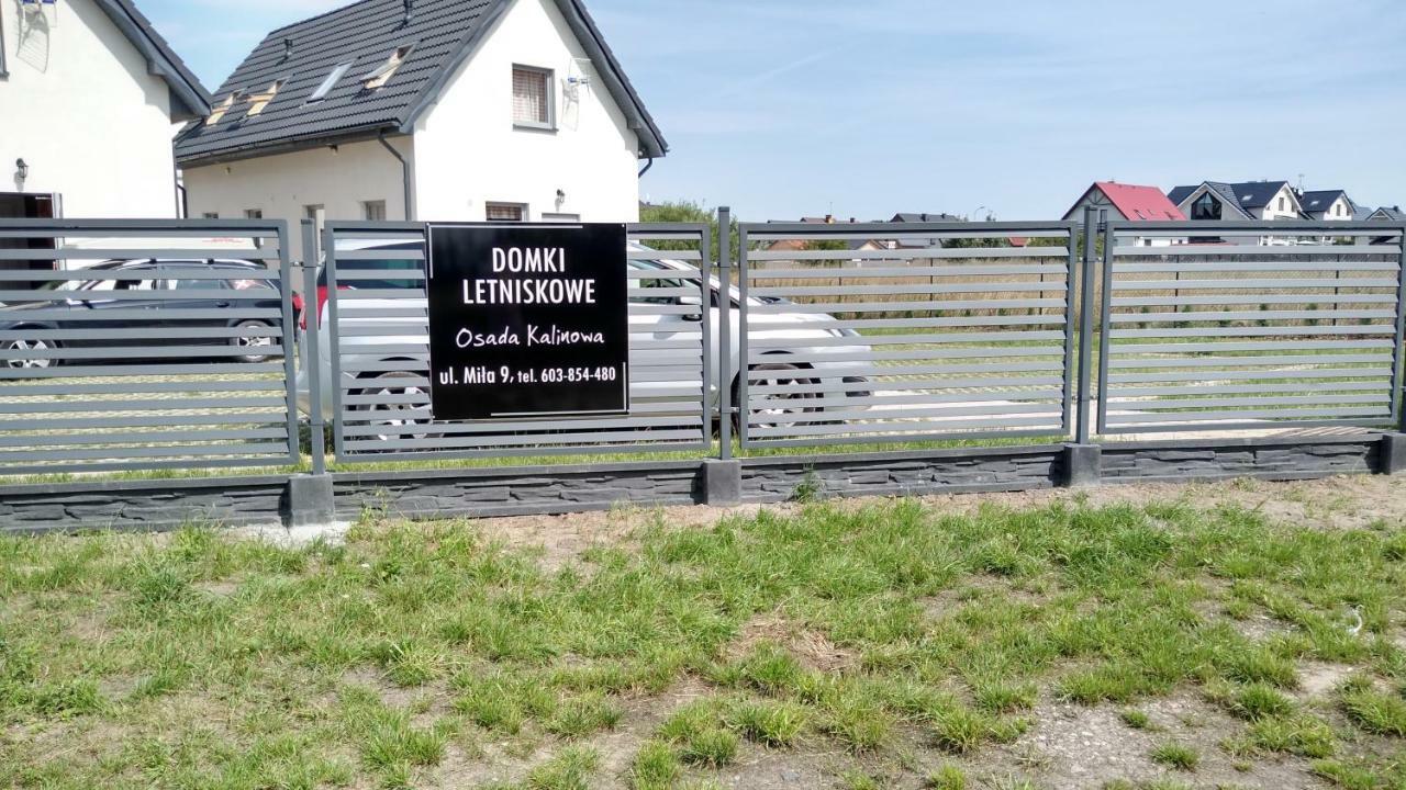 Domki Osada Kalinowa Leba Nowecin Sauna Bagian luar foto